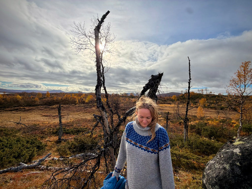 Kaja Vardøen i Nesnalobben ullgenser