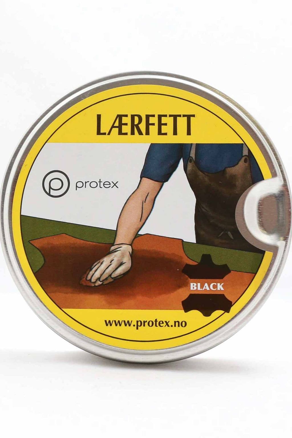 Lærfett, svart